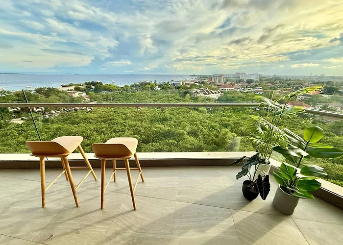 Ferieanlegg Stylish Tambuli Condotel With Panoramic Mactan Seaview From High Floor *